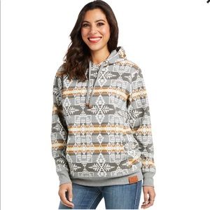 Ariat pendleton Aztec tribal hoodie sweatshirt medium